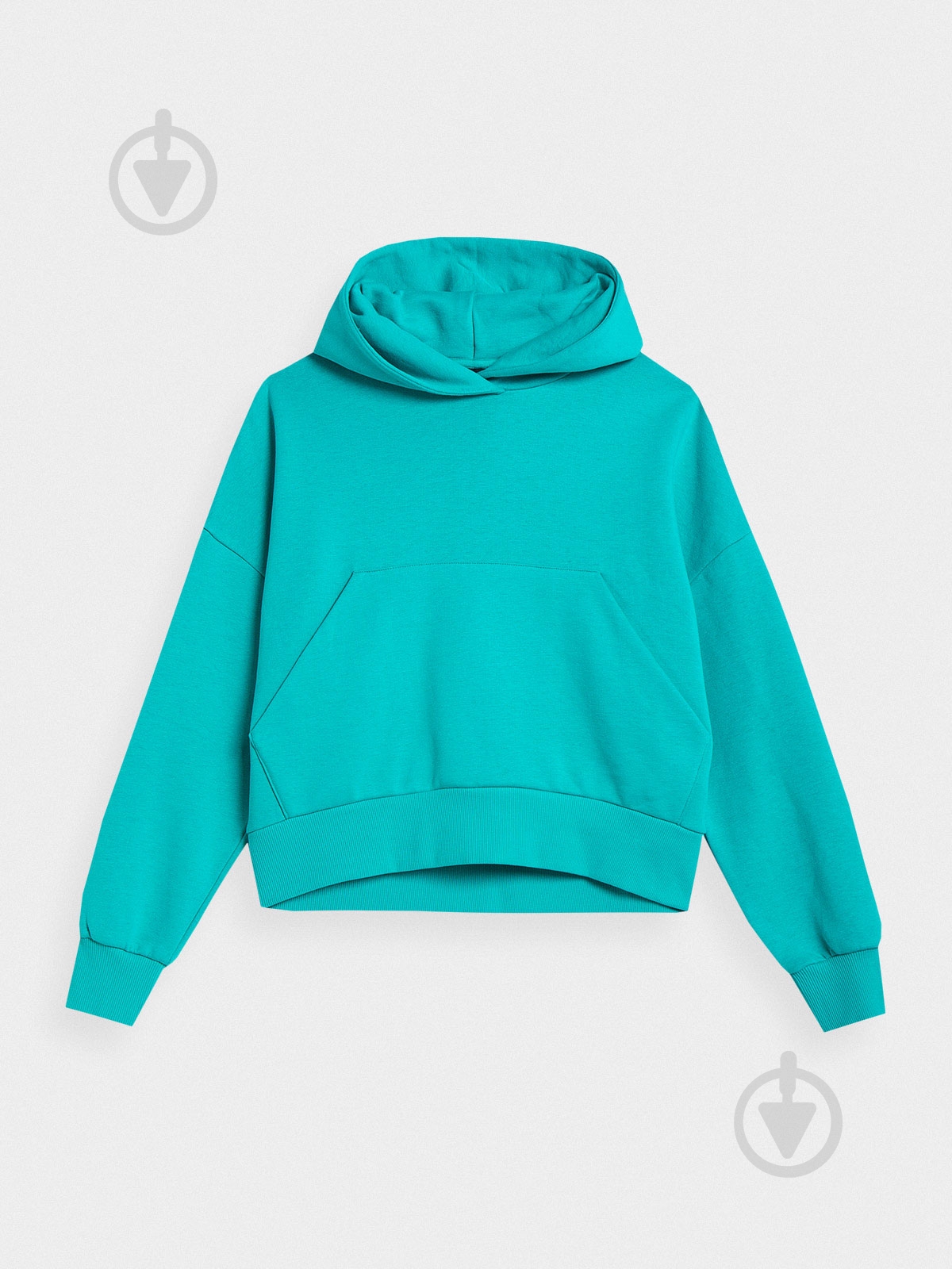 Джемпер 4F SWEATSHIRT F419 4FAW22TSWSF419-35S р.M бирюзовый - фото 1