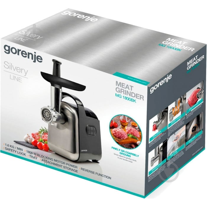 Мясорубка Gorenje MG1800BK - фото 7