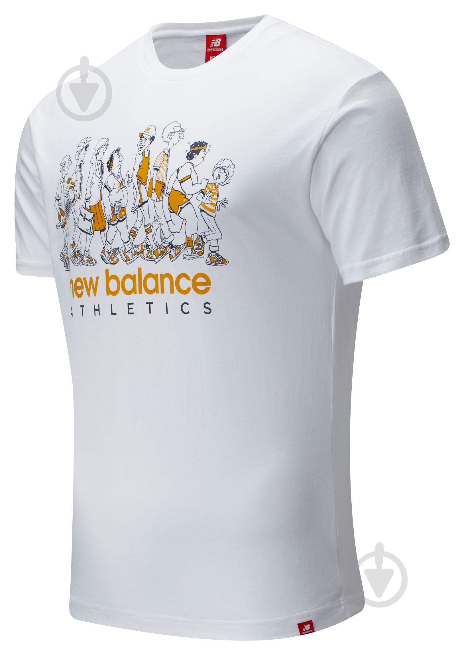 Футболка New Balance MT01527WT р.M белый - фото 1