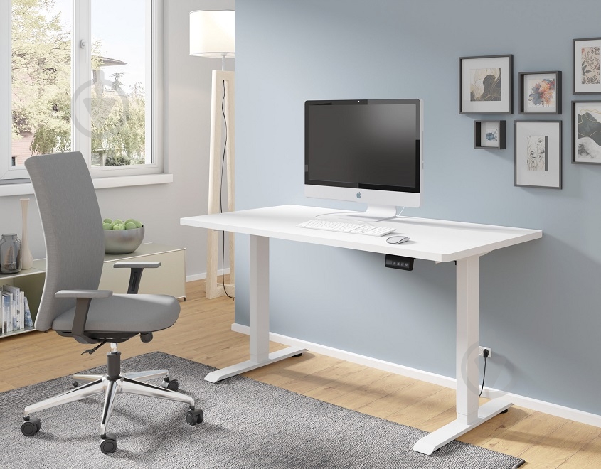 Стіл комп'ютерний BIM Furniture BIMotion 1400х700х730 мм білий матовий - фото 8