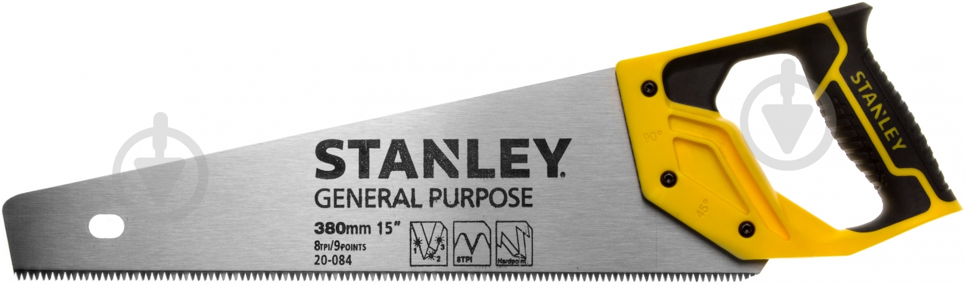 Пила по дереву 380 мм Stanley GENERAL PURPOSE 1-20-084 - фото 1 Пила по дереву 380 мм Stanley GENERAL PURPOSE 1-20-084 - фото 1
