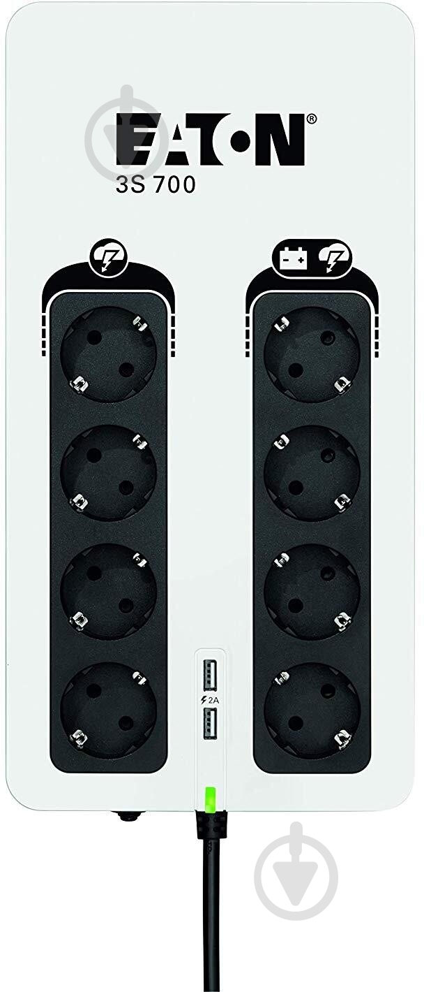 Джерело безперебійного живлення (ДБЖ) Eaton 3S 850VA 9400-A303 - фото 2