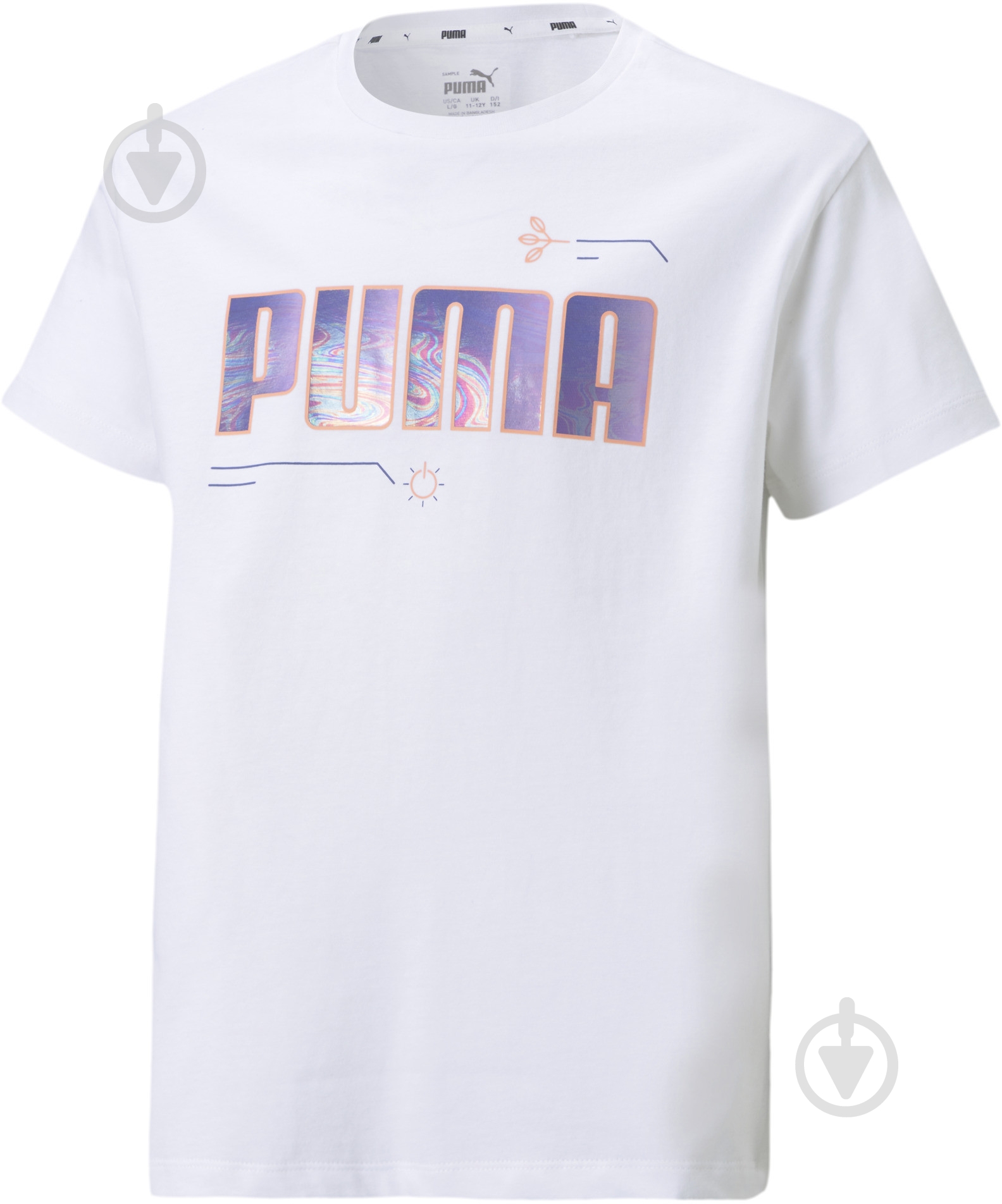 Футболка Puma Alpha Tee 58617002 белый - фото 1