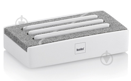 Мильниця Kela Cube біло-сіра 23691 - фото 1