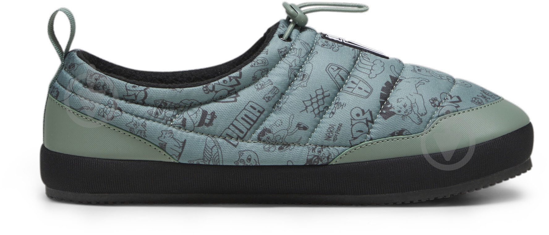 Тапочки Puma TUFF PLUS RIPNDIP 39354001 р.45 зеленый - фото 2