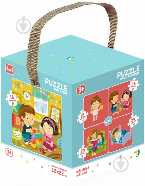 Пазлы DoDo 4 в 1 Мой День 300130 - фото 1