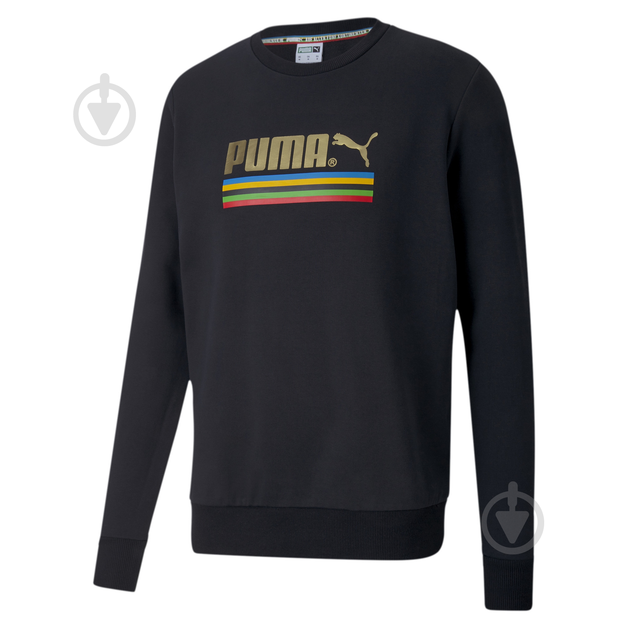 Джемпер Puma TFS Worldhood Crew 59809101 р. XL черный - фото 1 Джемпер Puma TFS Worldhood Crew 59809101 р. XL черный - фото 1