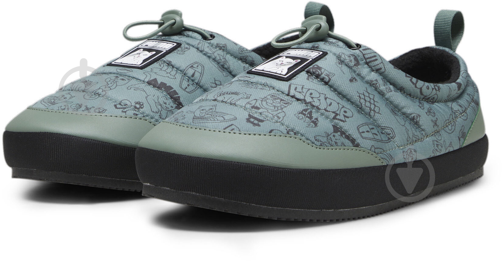 Тапочки Puma TUFF PLUS RIPNDIP 39354001 р.46 зеленый - фото 3