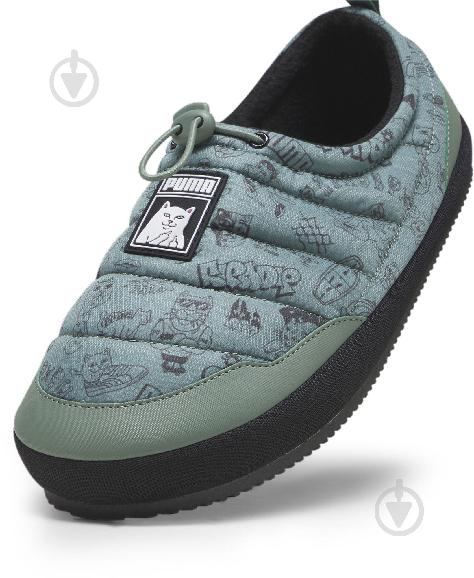 Тапочки Puma TUFF PLUS RIPNDIP 39354001 р.46 зеленый - фото 5
