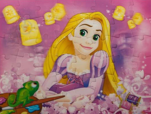 Пазлы деревянные Spin Master 3D 3 в 1 Принцессы - фото 3