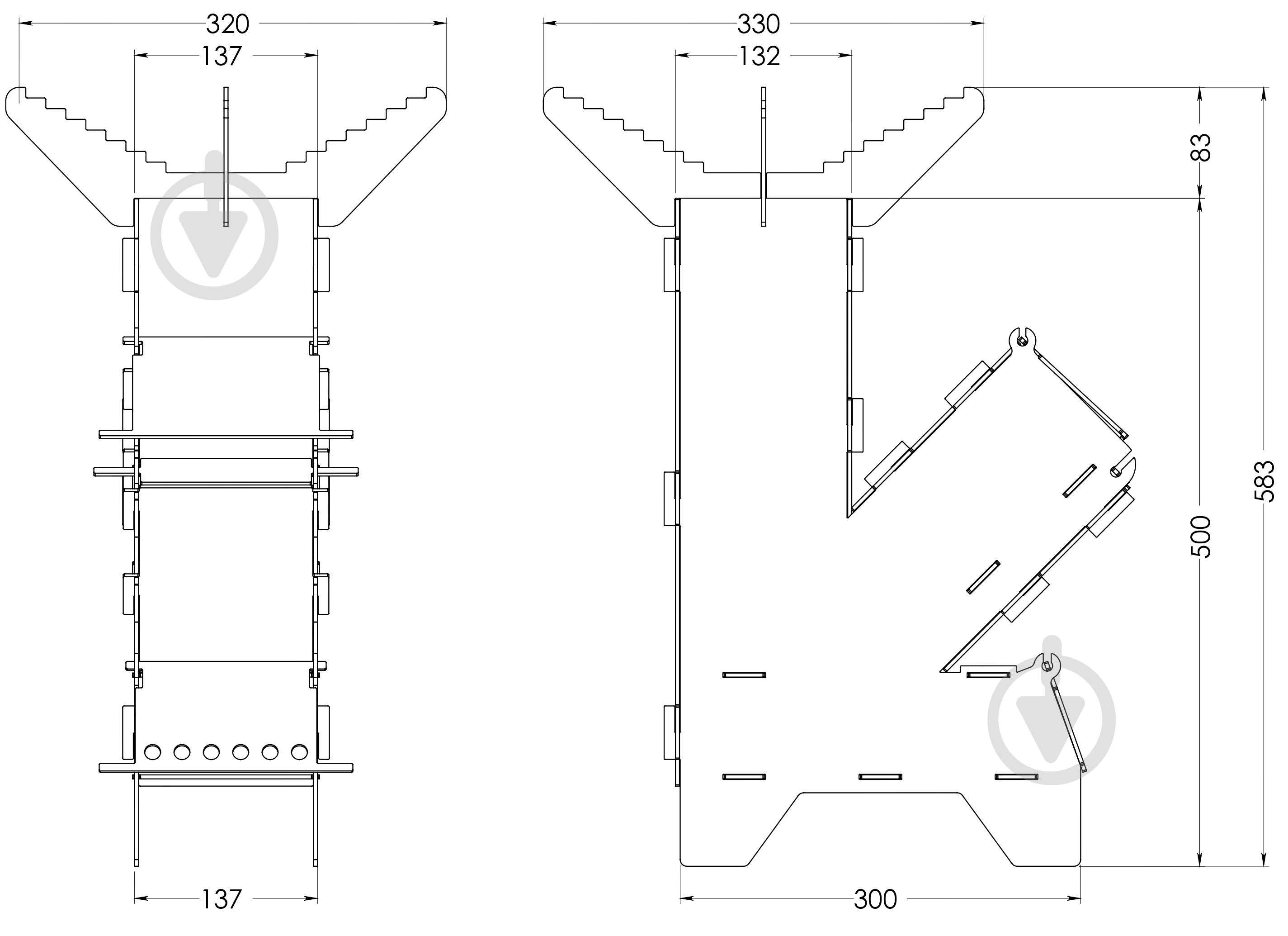 Мангал-печь SHDIY SHDIY.17 для кемпинга - фото 2