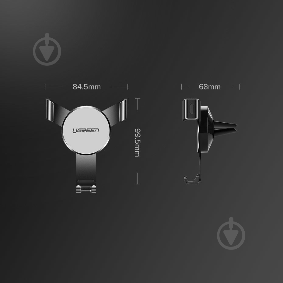 Держатель для смартфона UGREEN 40907 черный - фото 10