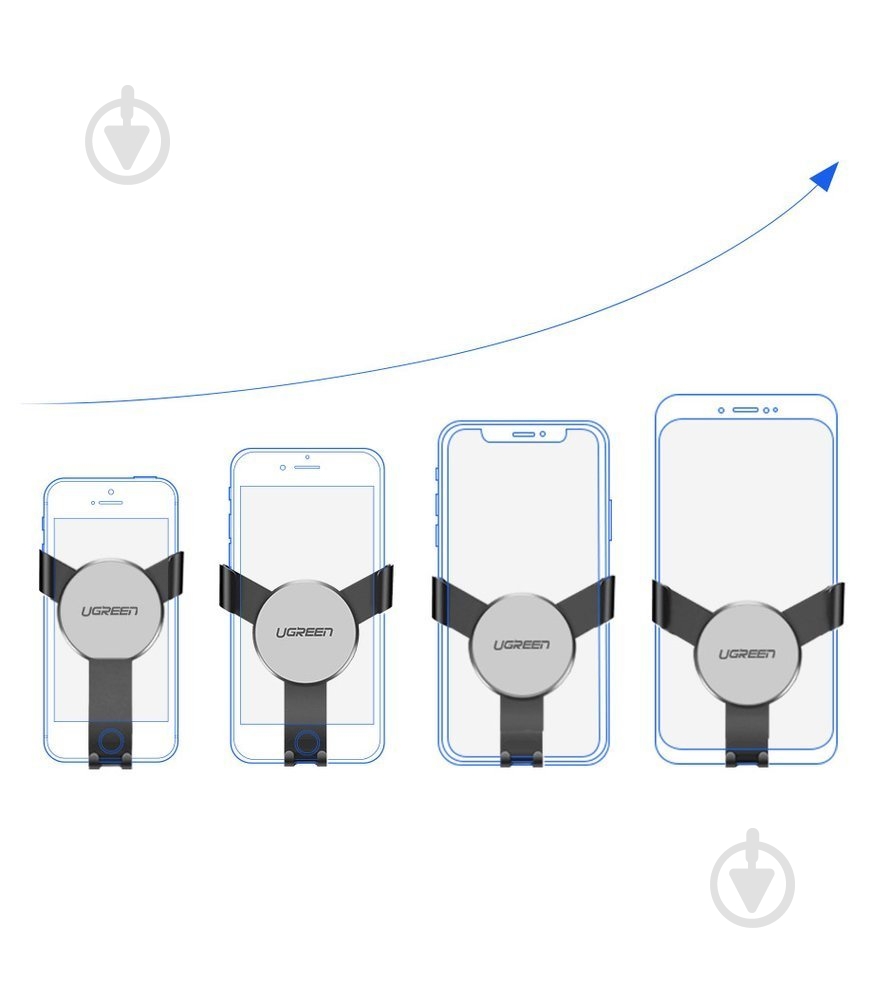 Держатель для смартфона UGREEN 40907 черный - фото 6