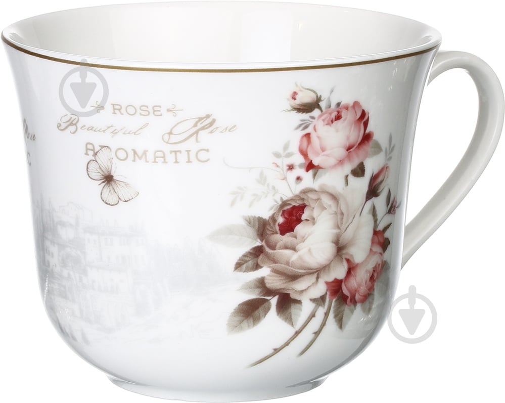 Чашка с блюдцем Fiora Flower 450 мл - фото 5 Чашка с блюдцем Fiora Flower 450 мл - фото 5