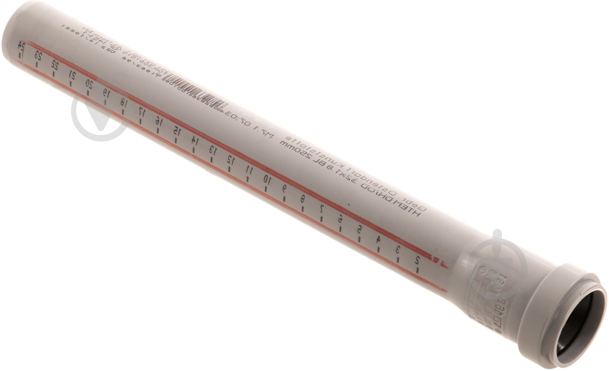 Труба канализационная с раструбом Ostendorf ПП d32х250 мм - фото 1