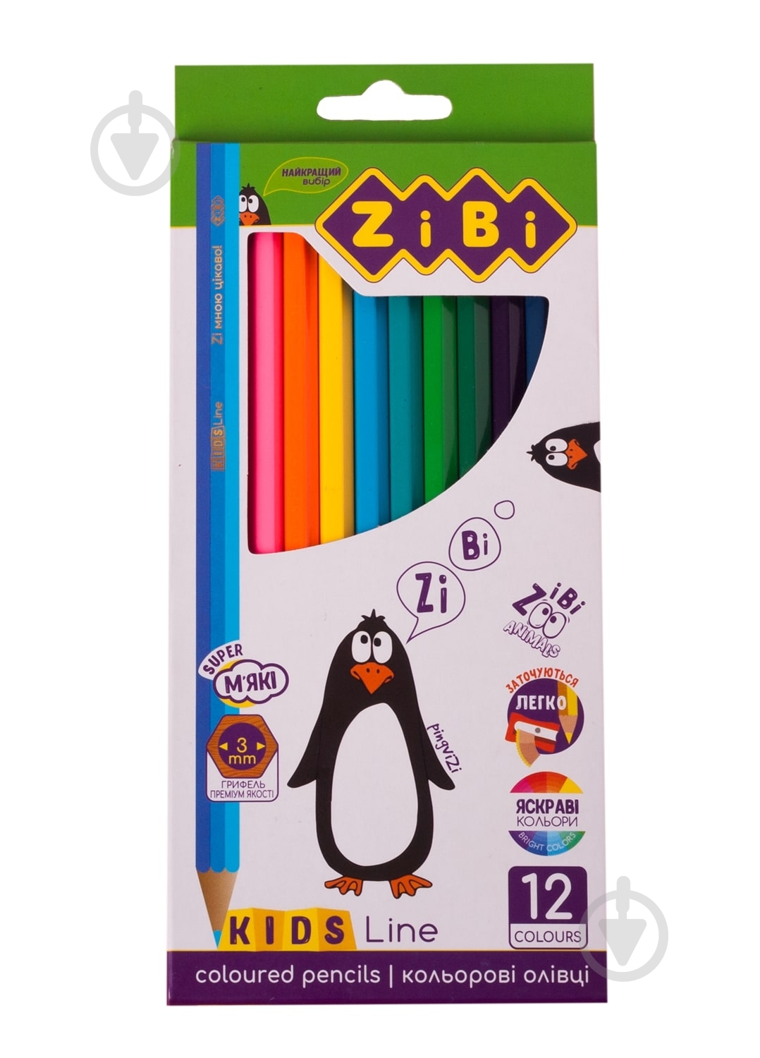 Карандаши цветные KIDS LINE ZB.2414 ZiBi - фото 1