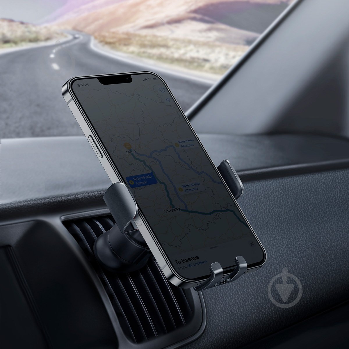Держатель для смартфона BASEUS SUJS000001 черный - фото 10 Держатель для смартфона BASEUS SUJS000001 черный - фото 10