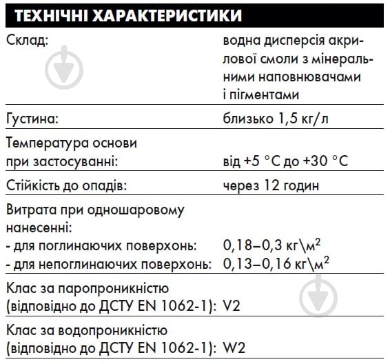 Фарба акрилова Ceresit CT 41 Acrylic мат 13,5 кг - фото 2