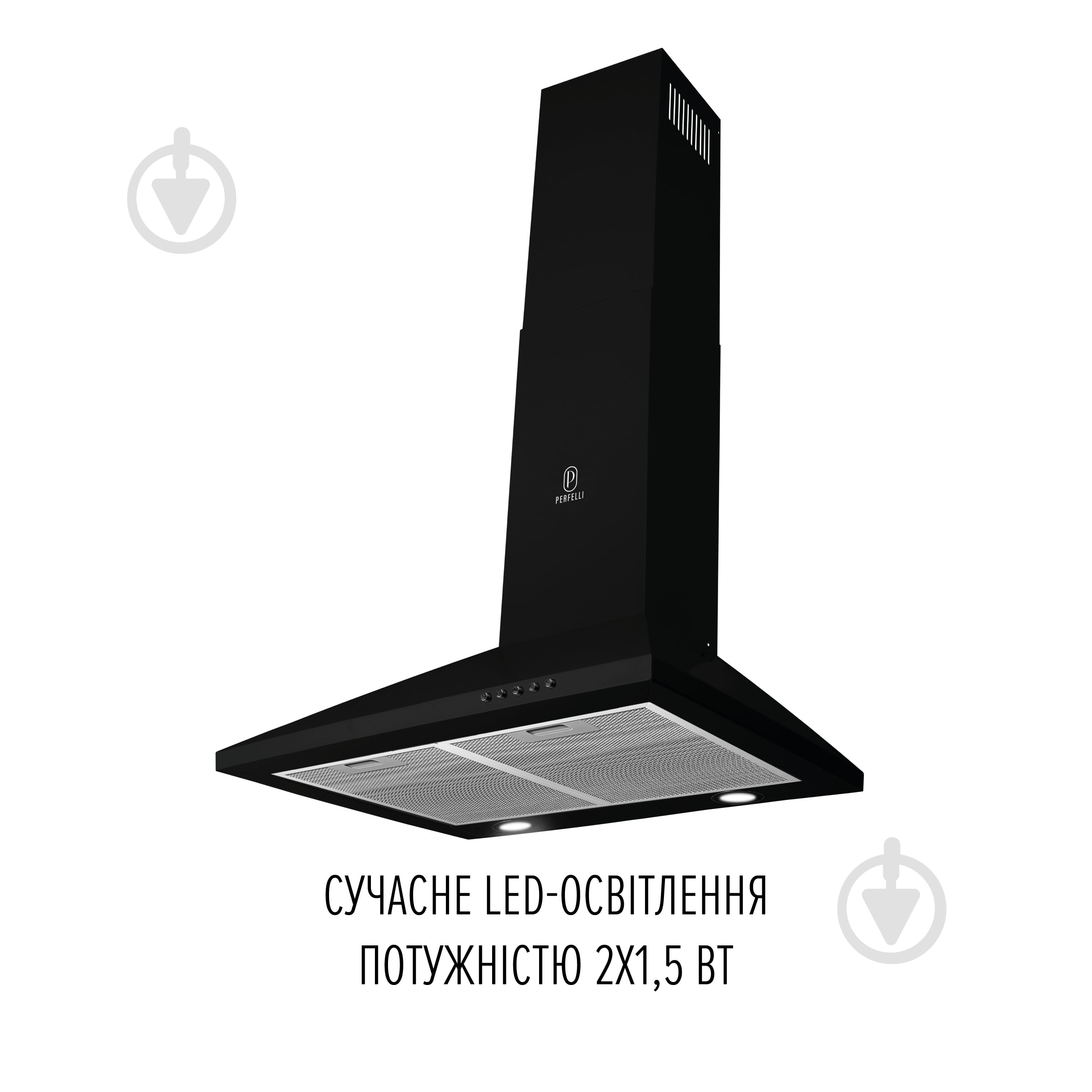 Витяжка Perfelli COSTA 5HM NERO COSTA 5HM NERO - фото 3 Витяжка Perfelli COSTA 5HM NERO COSTA 5HM NERO - фото 3