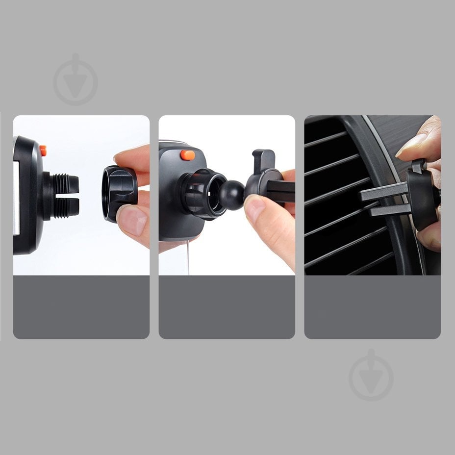 Тримач для смартфона BASEUS SUYK000101 чорний - фото 12