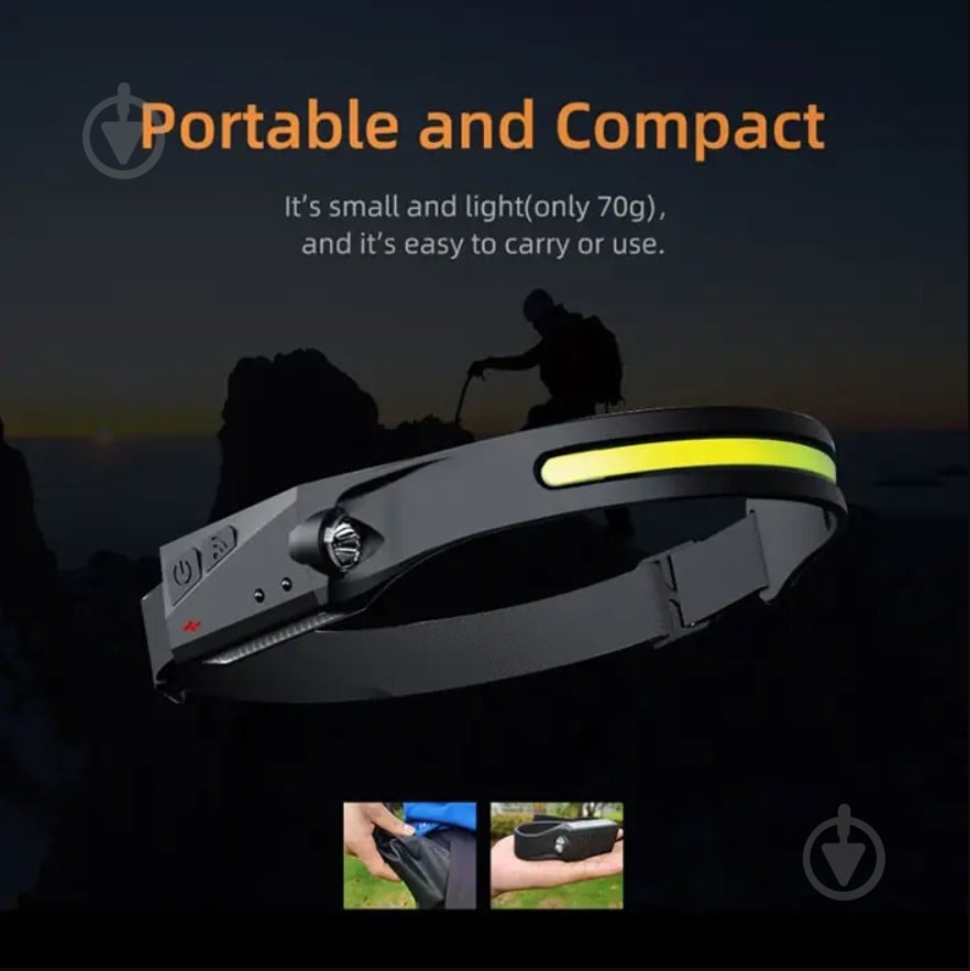 Фонарик на голову SuperFire 350 Lm 02 черный HL65 - фото 4 Фонарик на голову SuperFire 350 Lm 02 черный HL65 - фото 4