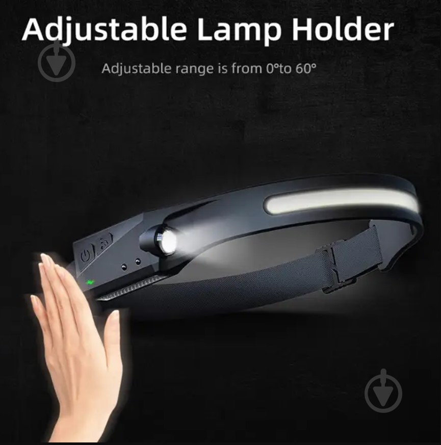 Фонарик на голову SuperFire 350 Lm 02 черный HL65 - фото 3 Фонарик на голову SuperFire 350 Lm 02 черный HL65 - фото 3