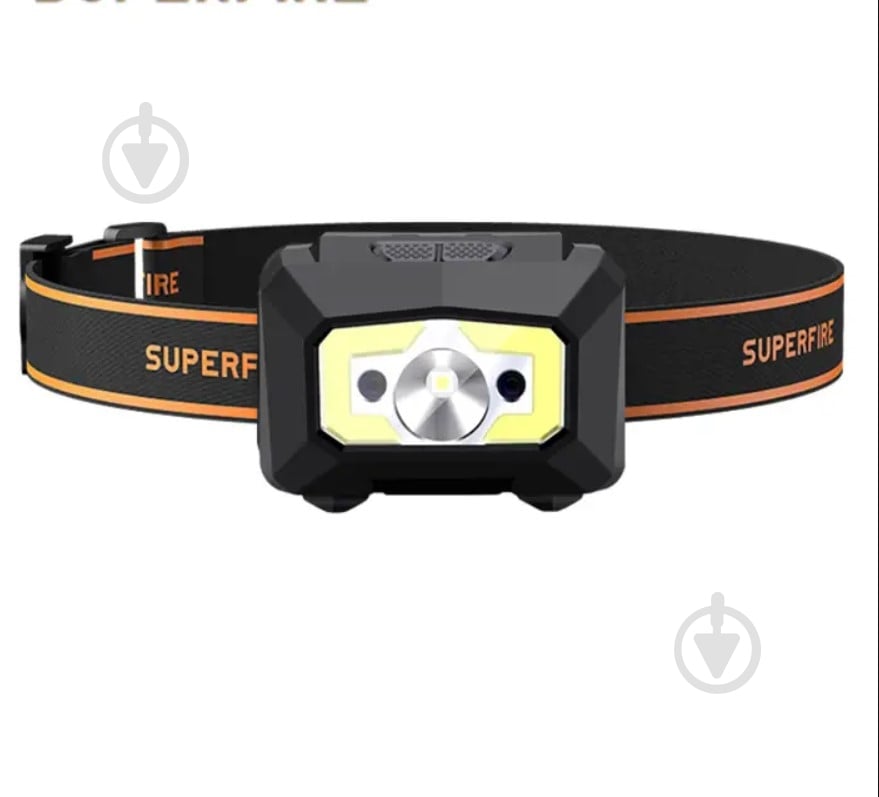 Фонарик на голову SuperFire 340 Lm [019] Black X30 - фото 1
