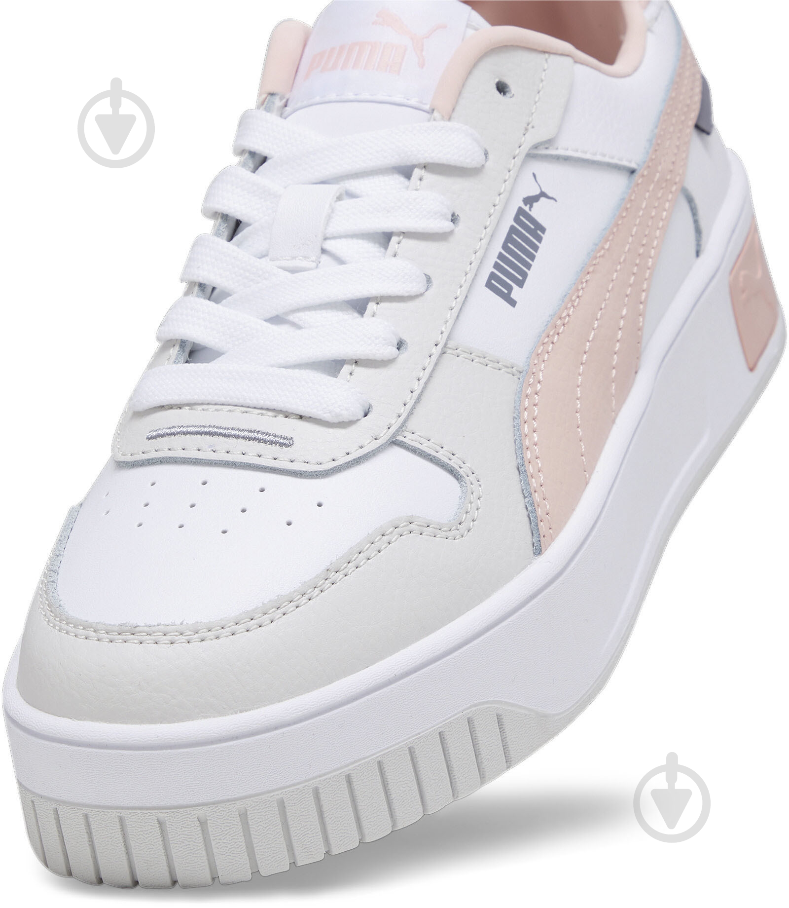 Кроссовки для девочек всесезонные Puma CARINA STREET JR 39384604 р.36 белые - фото 5