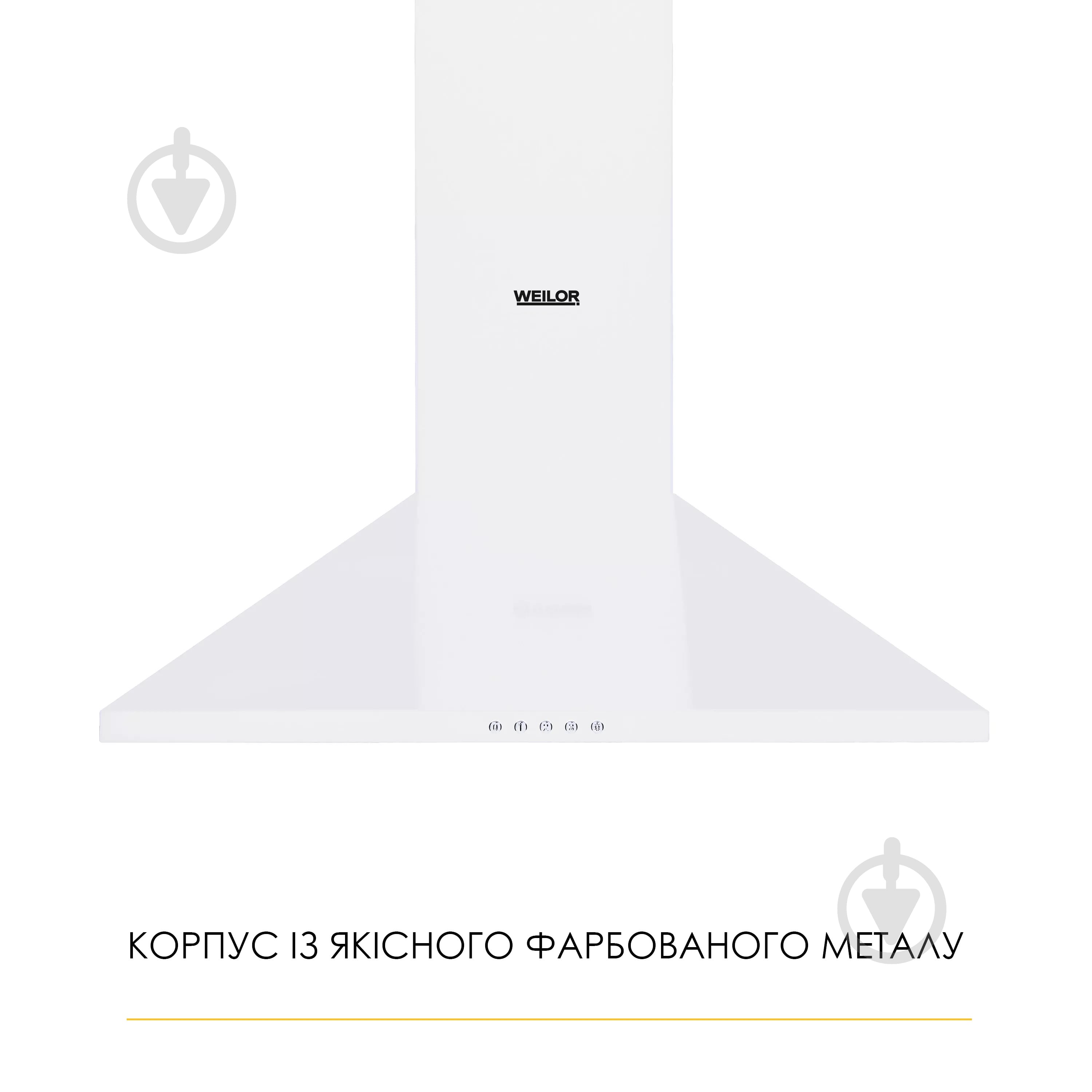 Витяжка WEILOR WK 62 WH WK 62 WH — фото 2