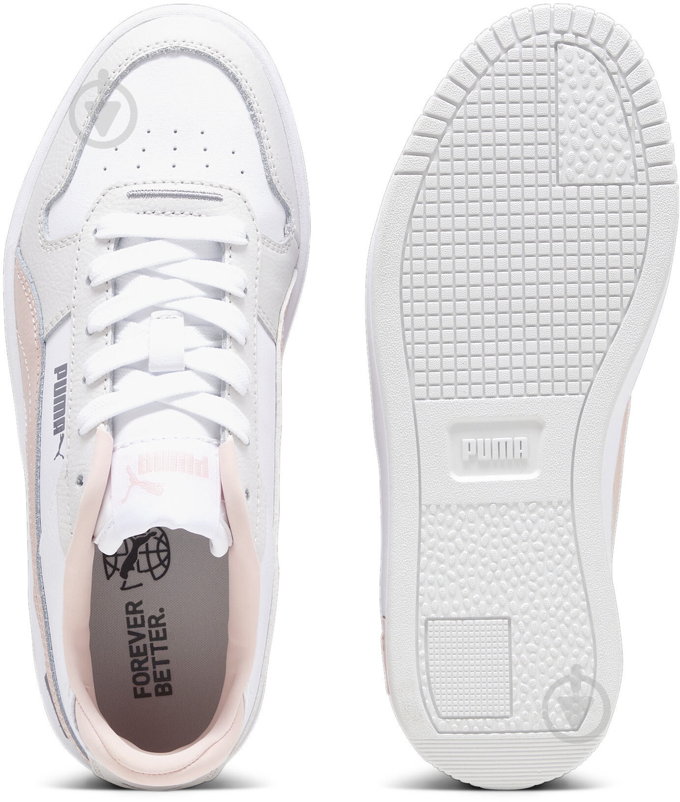 Кроссовки для девочек всесезонные Puma CARINA STREET JR 39384604 р.37 белые - фото 6