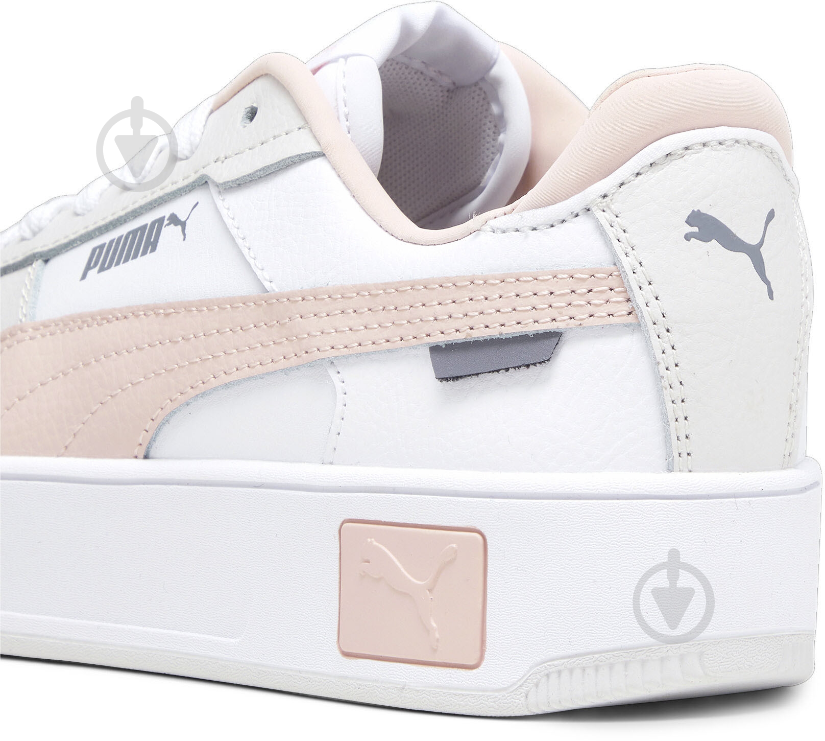 Кроссовки для девочек всесезонные Puma CARINA STREET JR 39384604 р.38 белые - фото 4