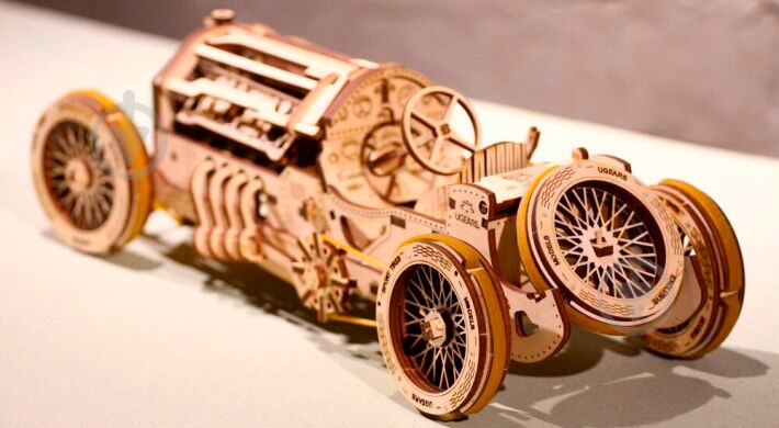 3D-конструктор Ukrainian Gears Спорткар U-9 Гран-при - фото 5