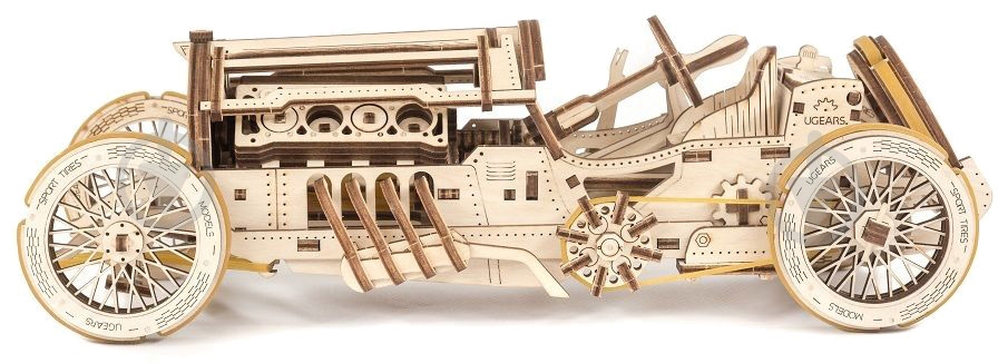 3D-конструктор Ukrainian Gears Спорткар U-9 Гран-при - фото 3