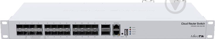 Коммутатор Mikrotik CRS326-24S+2Q+RM Еthernet - фото 1