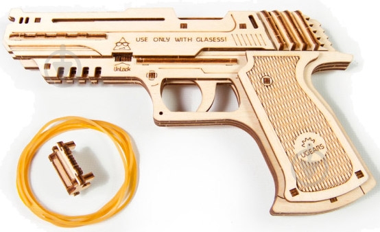 3D-конструктор Ukrainian Gears Пистолет Вольф-01 - фото 5