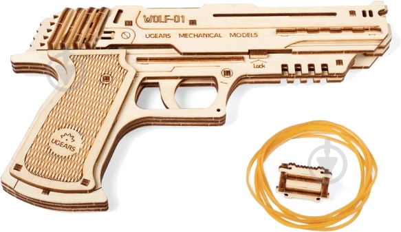 3D-конструктор Ukrainian Gears Пистолет Вольф-01 - фото 3