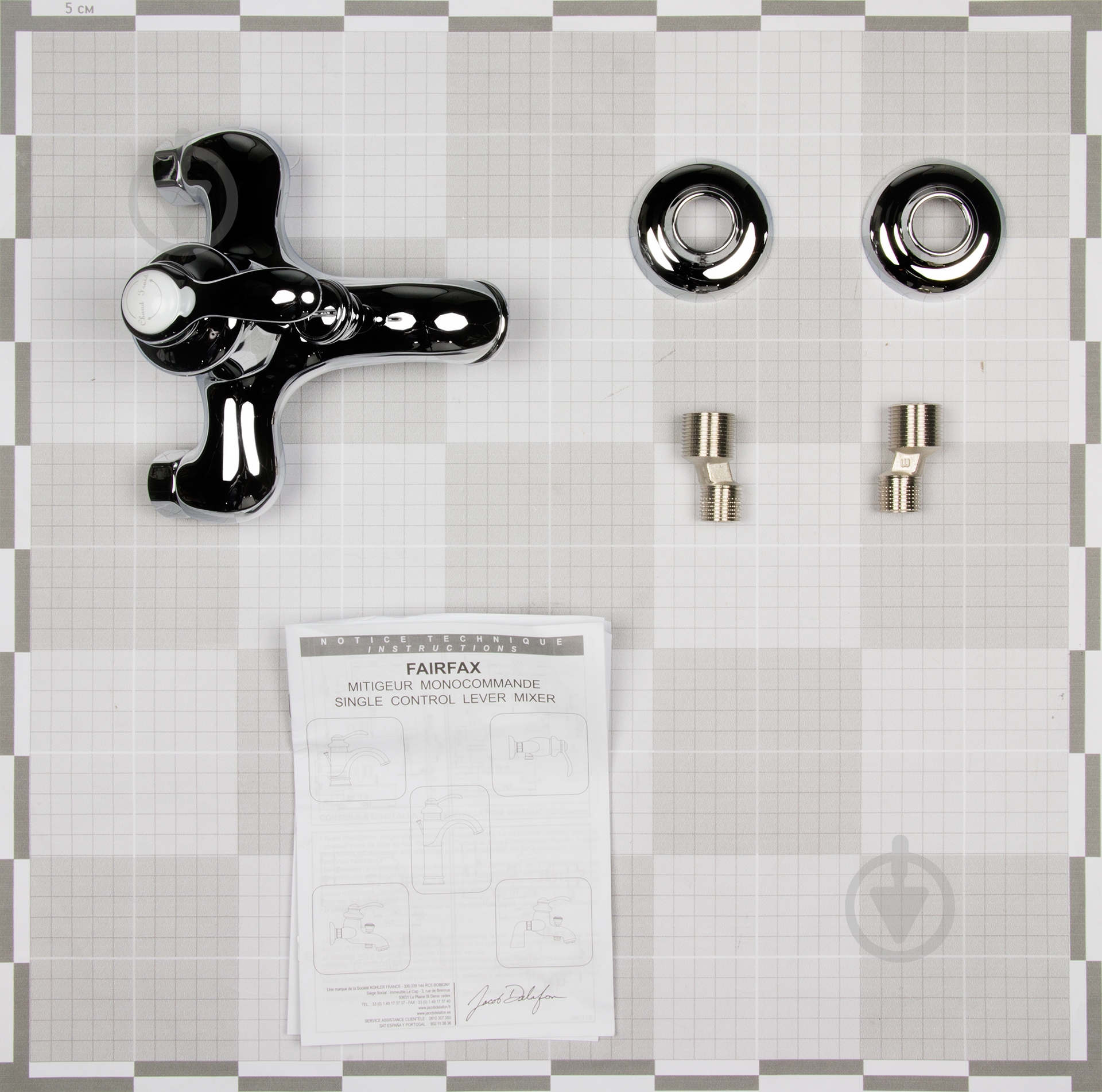 Смеситель для ванны Jacob Delafon Fairfax E71090-CP - фото 2