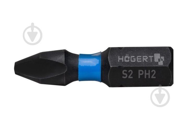 Бита ударная HOEGERT PH2 25 мм 20 шт. HT1S701 - фото 1