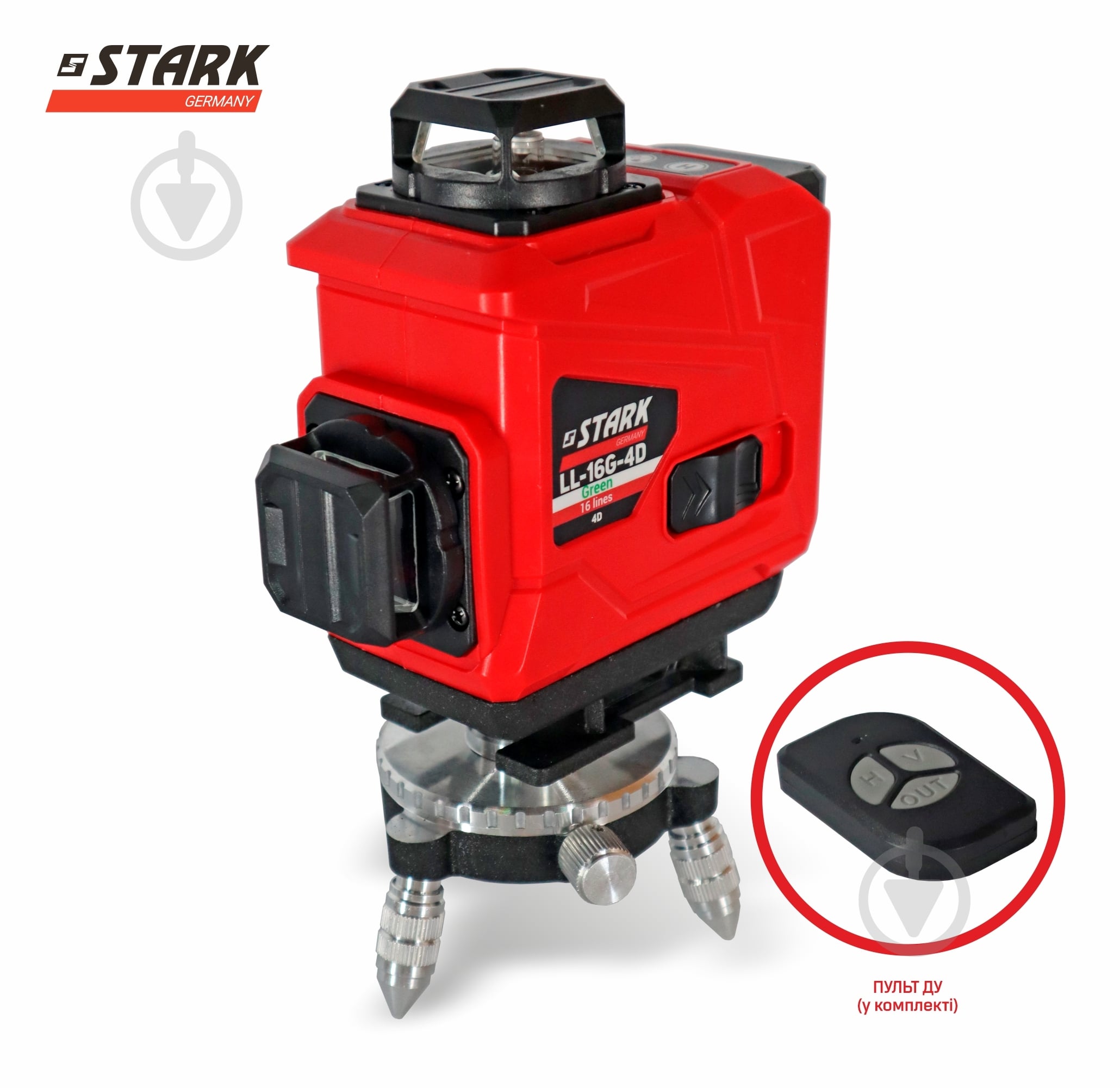 Нивелир лазерный Stark LL-16G-4D 290080130 - фото 3