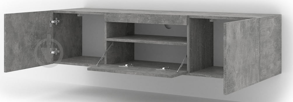 Тумба под ТВ BIM Furniture Aura 3д 1500x420x370 мм бетон(TV_STAND_AURA_150_CONCRETE) - фото 4 Тумба под ТВ BIM Furniture Aura 3д 1500x420x370 мм бетон(TV_STAND_AURA_150_CONCRETE) - фото 4
