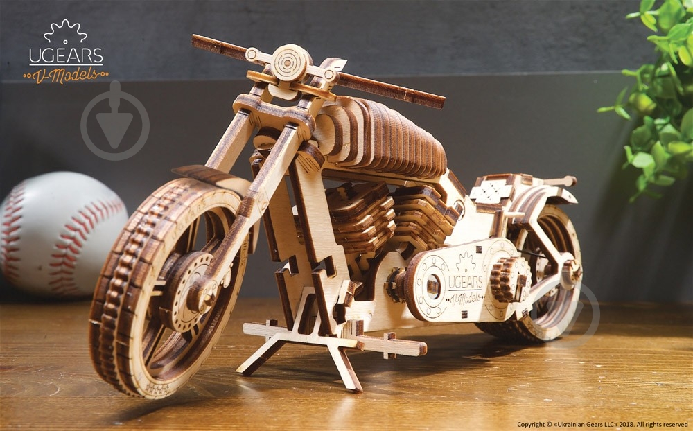 3D-конструктор Ukrainian Gears Байк VM-02 - фото 14