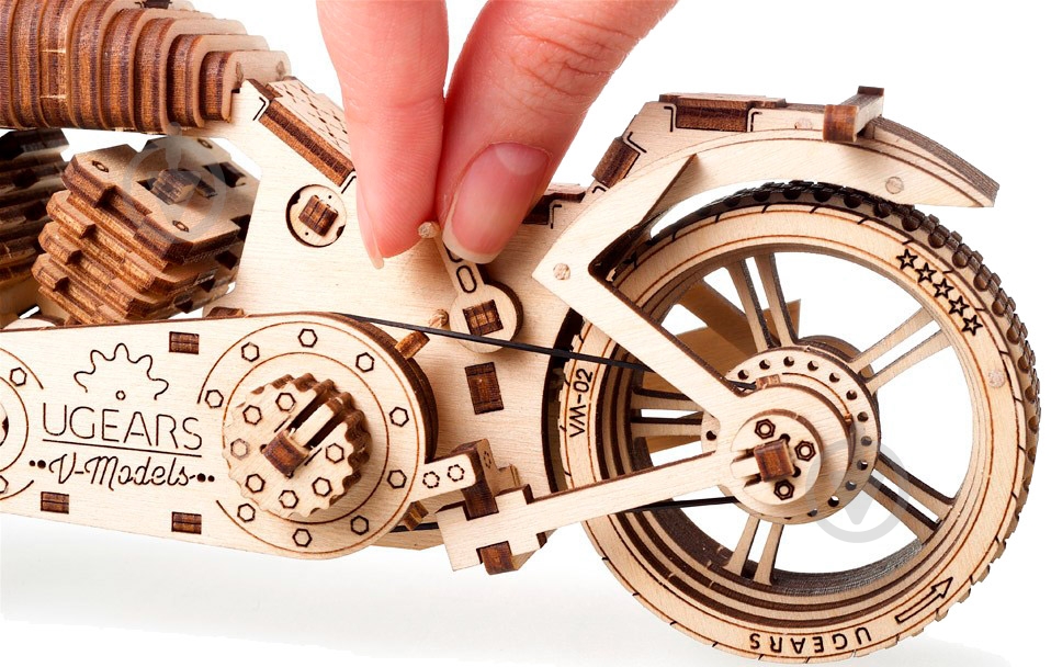 3D-конструктор Ukrainian Gears Байк VM-02 - фото 9