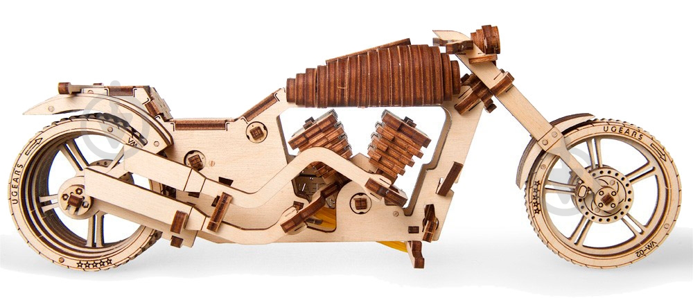 3D-конструктор Ukrainian Gears Байк VM-02 - фото 5