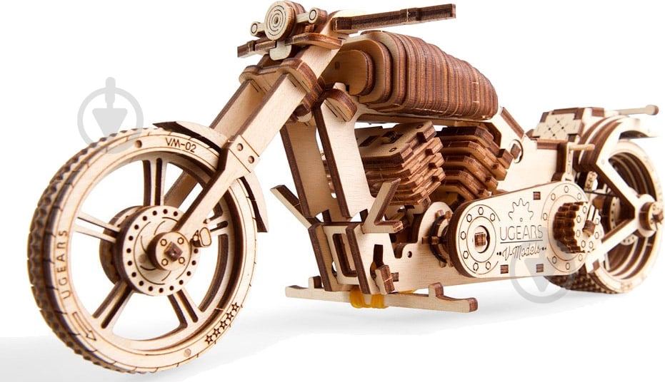 3D-конструктор Ukrainian Gears Байк VM-02 - фото 2