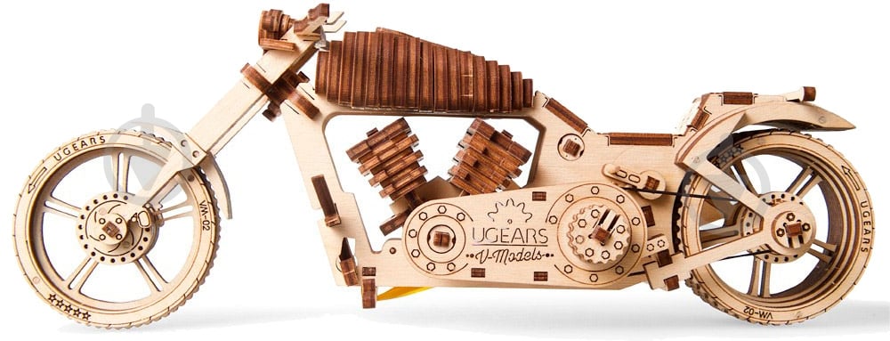 3D-конструктор Ukrainian Gears Байк VM-02 - фото 4
