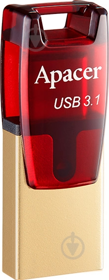 Флеш-память Apacer AH180 32 ГБ USB Type-C / microUSB (OTG) (AP32GAH180R-1) - фото 2