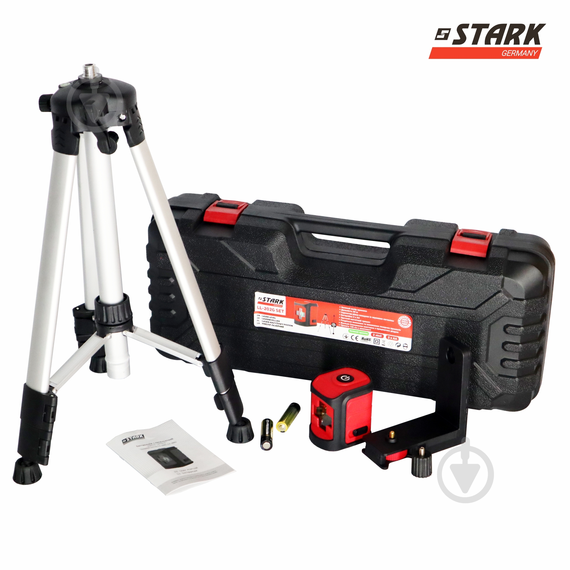Нивелир лазерный Stark LL-202G SET 290150026 - фото 4