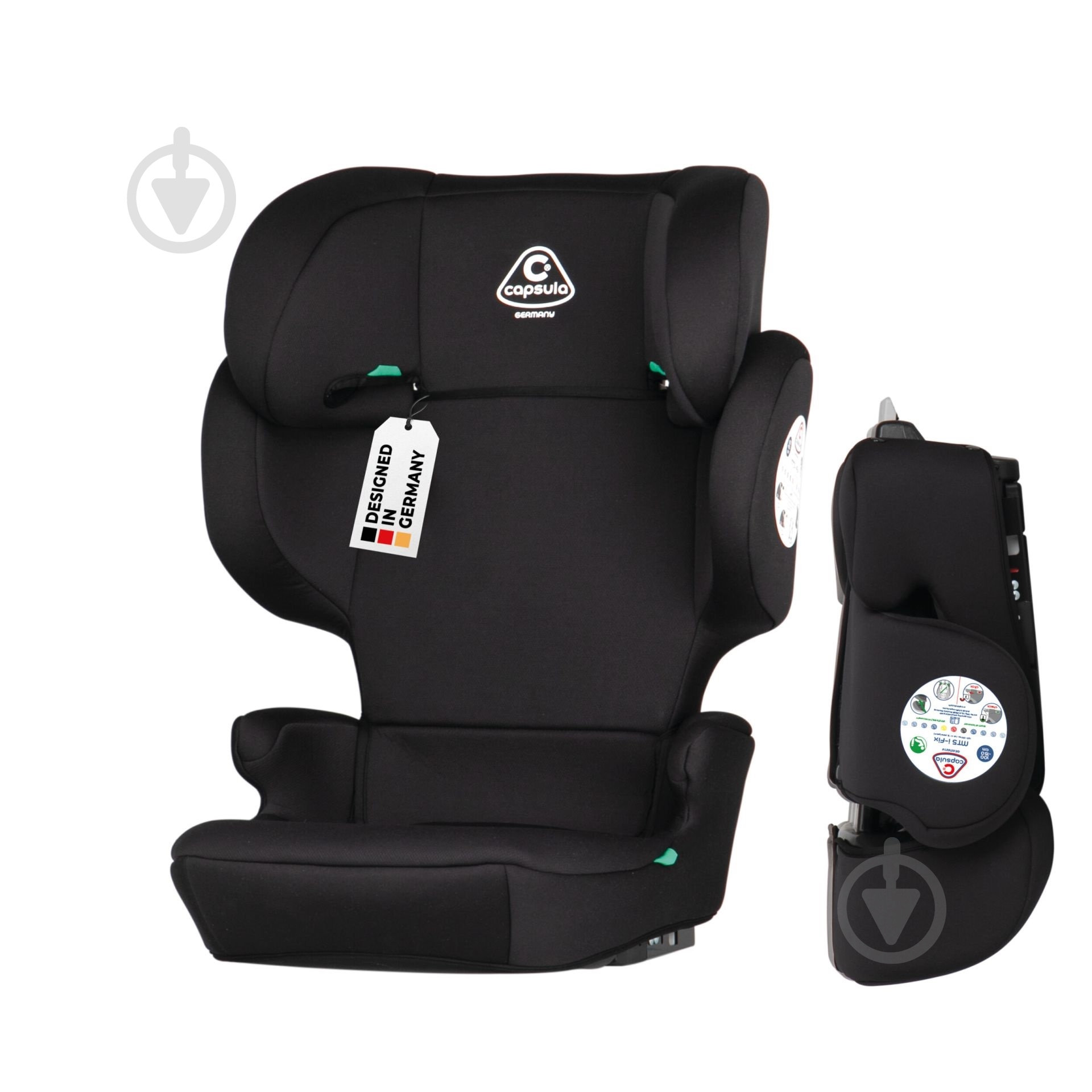 Автокресло Alca MT5 i-Fix i-Size black black 772210 - фото 1