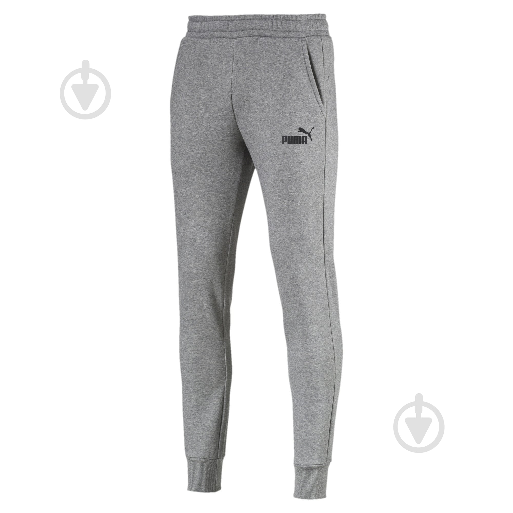 Брюки Puma Essentials Fleece Pants 85175303 р. M серый - фото 1