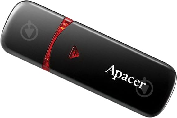 Флеш-память Apacer AH333 16 ГБ USB 2.0 black (AP16GAH333B-1) - фото 1